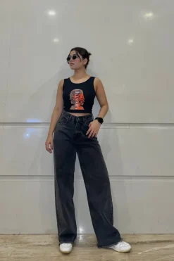 High-Waisted Black Jeans – Effortless Edge Meets Everyday Comfort