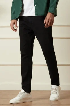 Essential Black Slim-Fit Stretch Jeans ₹199.00
