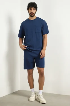 Navy Breeze Casual Co-ord Set